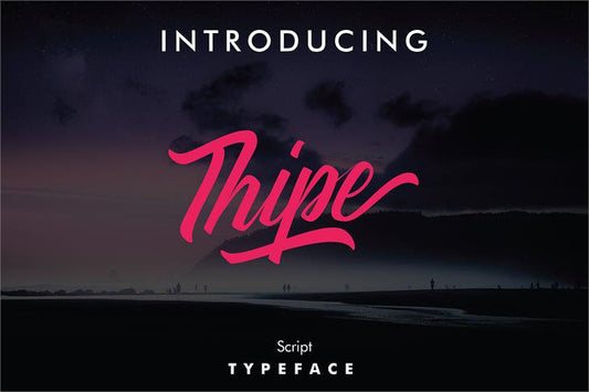 Free Thipe Typeface Font