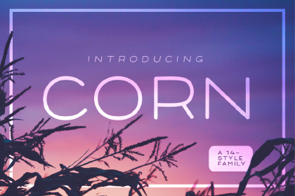 Free Corn Demo Typeface