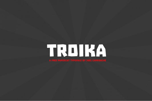 Free Troika font