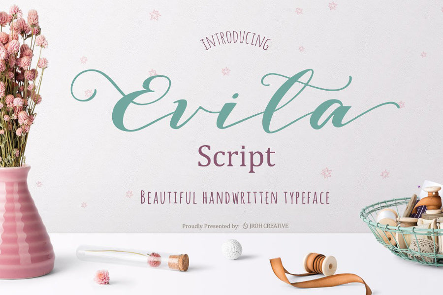 Free Evita Script Font Demo
