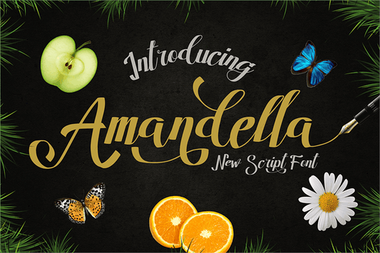 Free Amandella Script Font