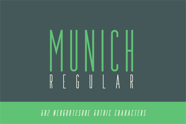 Free Munich Font