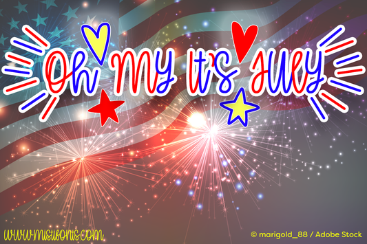 Free Oh My Its July Font