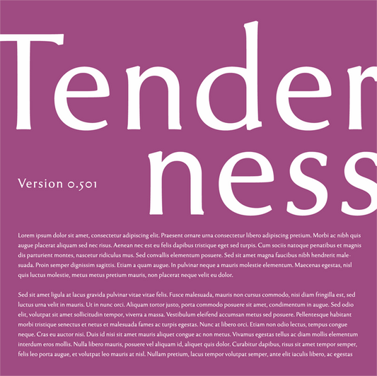 Free Tenderness Font