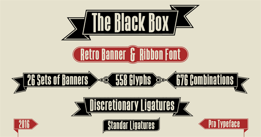 Free The Black Box Font