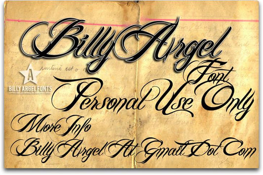 Free Billy Argel Font