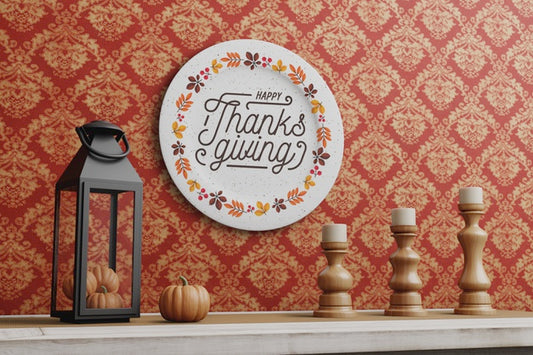 Free Decoraions On Thanksgiving Day Psd