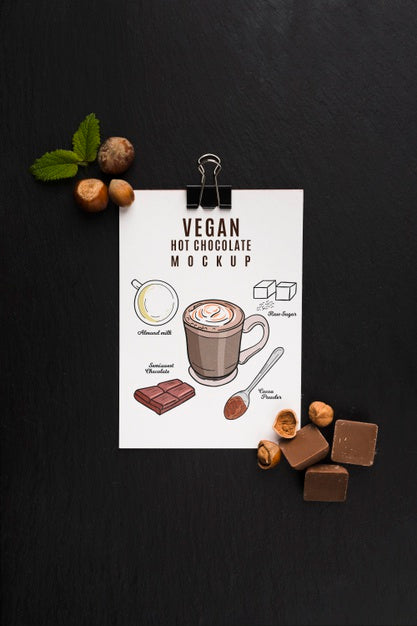 Free Delicious Chocolate Concept Mock-Up Psd
