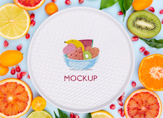 Free Delicious Food Concept Mock-Up Psd