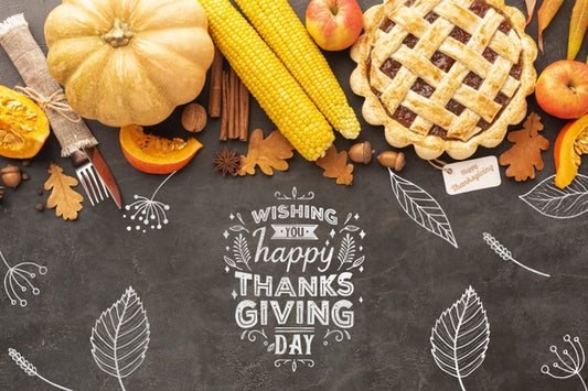 Free Delicious Food On Thanksgiving Day Psd