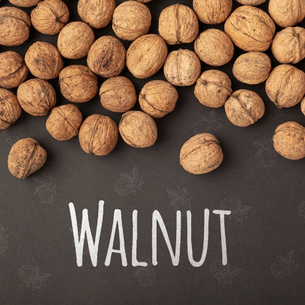 Free Delicious Organic Walnut Mock-Up Psd