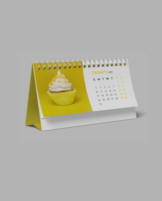 Free Desk Calendar Mockup Psd Template – CreativeBooster