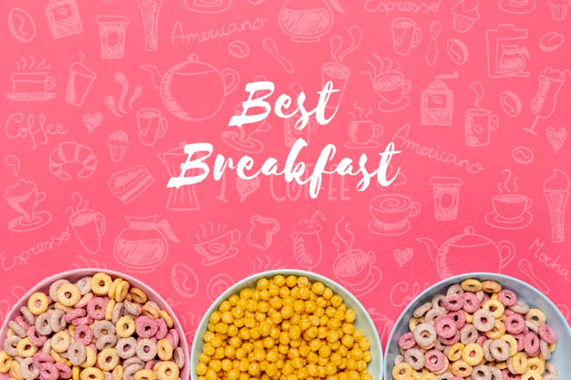Free Different Kind Of Cereals For Breakfast Psd