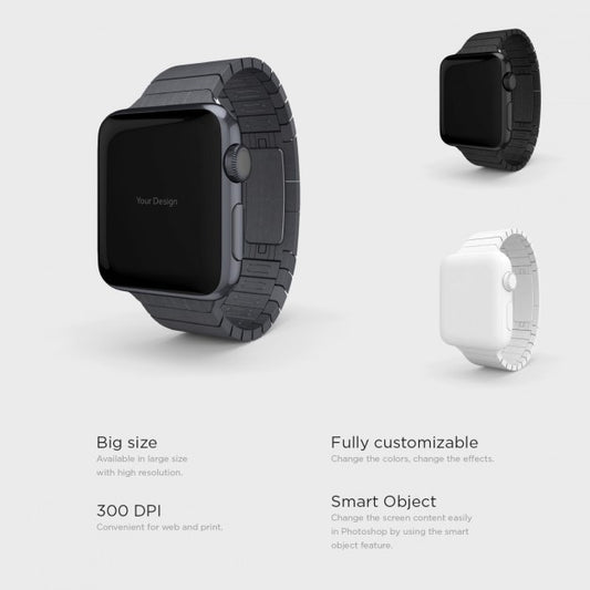Free Differents Smartwatches Presentation Psd