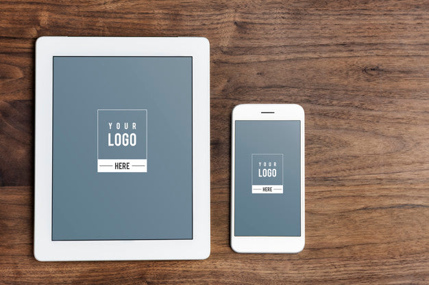 Free Digital Devices Screen Mockup Template Psd