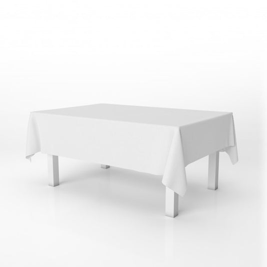 Free Dining Table Mockup With A White Cloth Psd