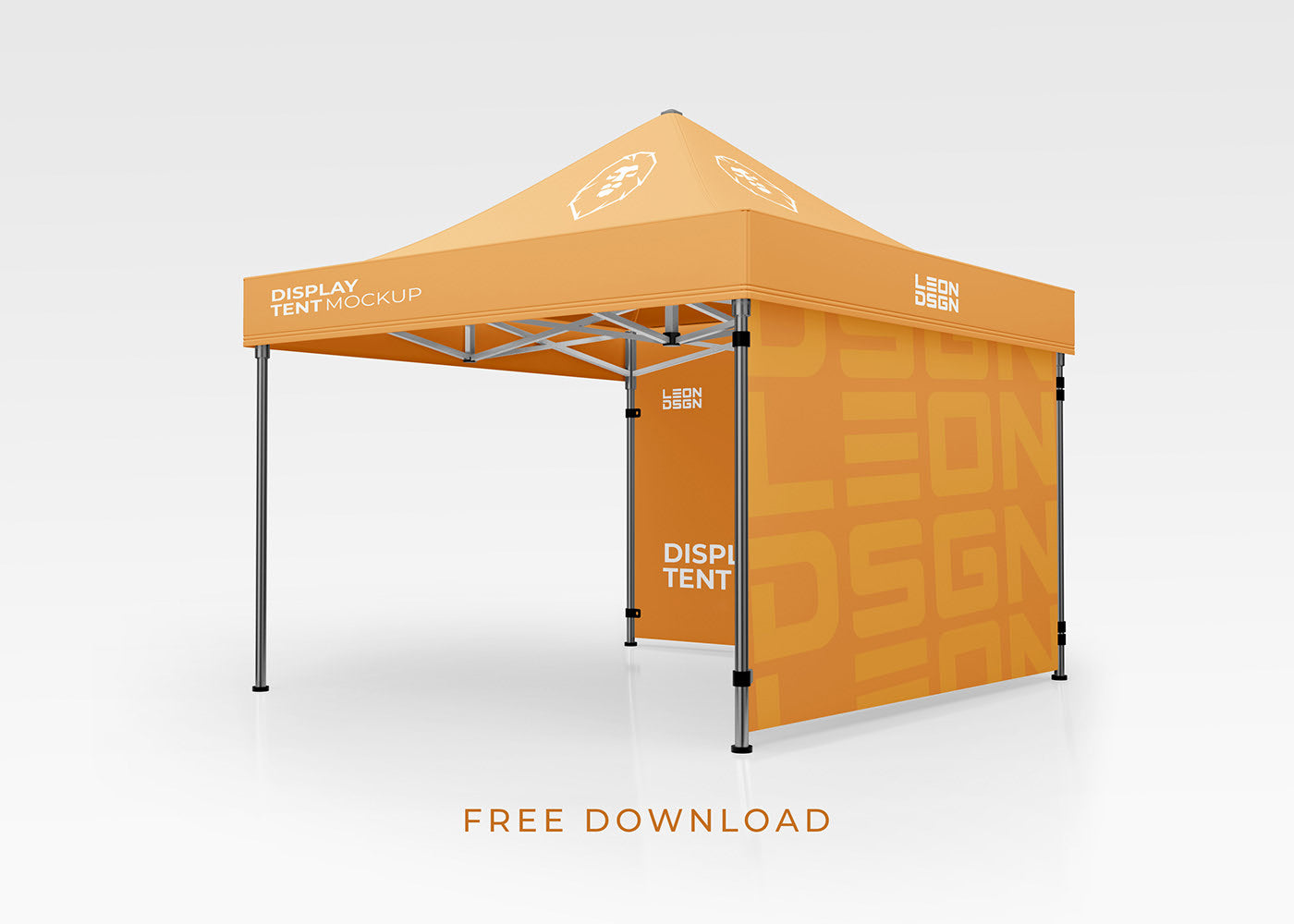 Free Display Tent Mockup V1