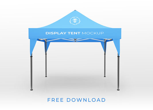 Free Display Tent Mockup V2