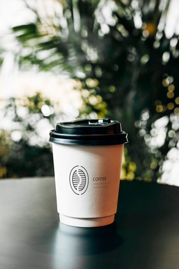 Free Disposable Coffee Paper Cup Mockup Design Psd