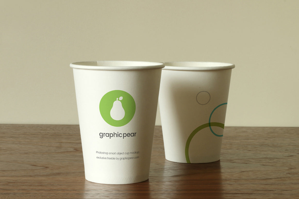 Free Disposable Cup Mockups