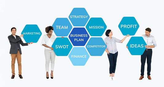 Free Diverse Team With A Business Plan