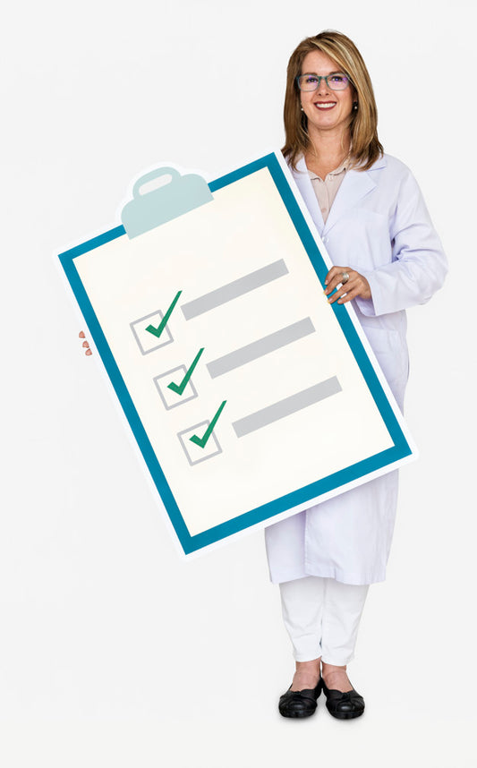 Free Doctor Holding A Health Check List Psd