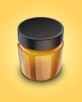 Free Download Amber Cream Jar Psd Mockup