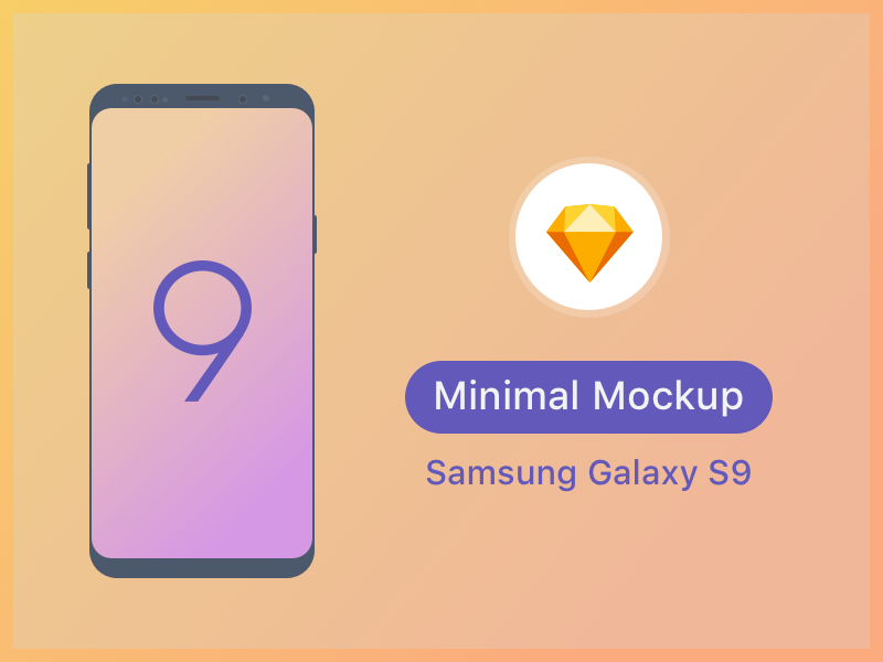 Free Samsung S9 Minimal Mockup