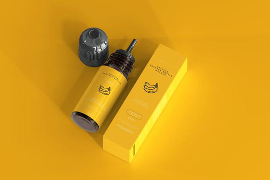Free Dropper Bottle And Box Mockup Psd