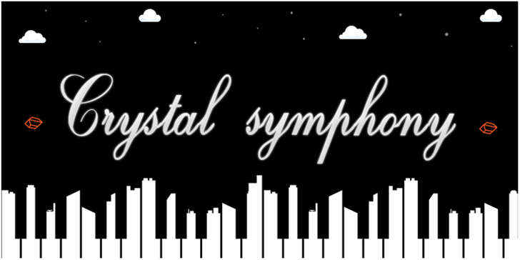 Free Crystal symphony - us Font