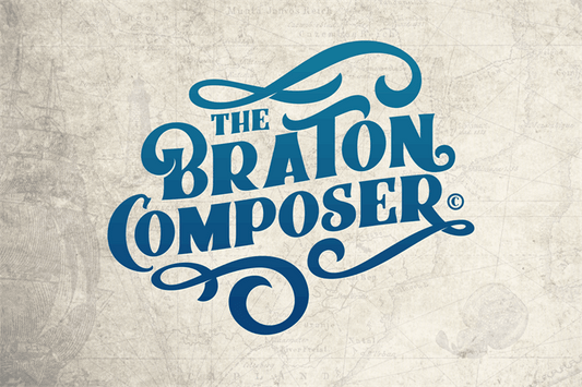 Free Braton Composer Stamp Rough Font