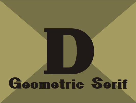 Free GeometricSerif Font
