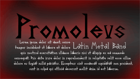Free Promoleus Font