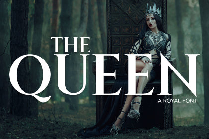 Free The Queen Serif Font