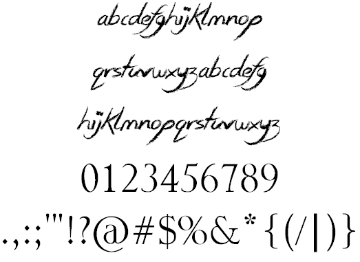 Free Smudgie Crayon Font