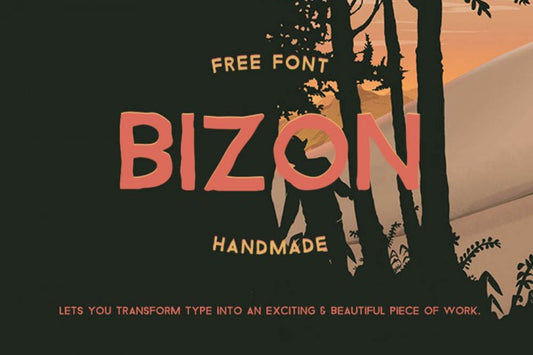 Free Font Bizon Typeface
