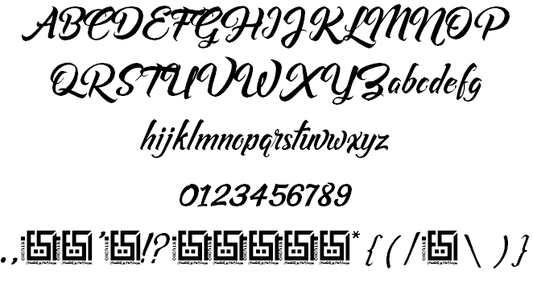 Free Asiyah Script Font
