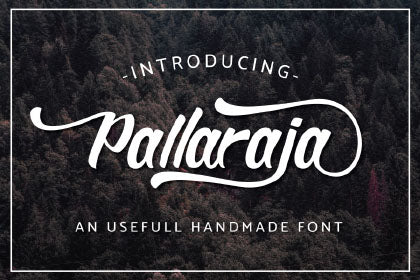 Free Pallaraja Script Typeface
