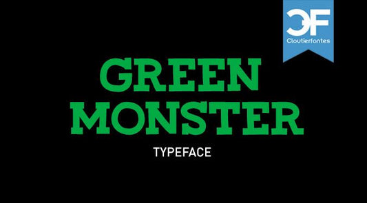 Free CF Green Monster Font