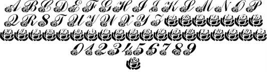 Free LMS Corinne\'s Roses Font