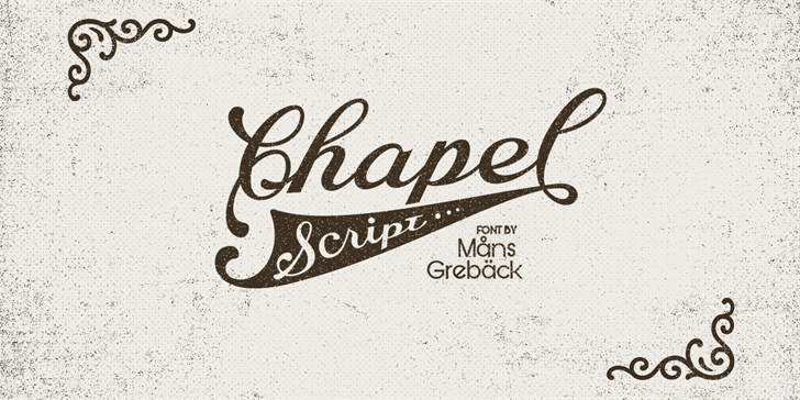 Free Chapel Script Font