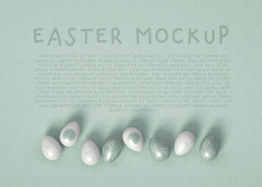 Free Easter Egg Mockup Psd