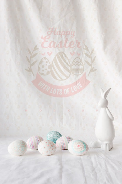 Free Easter Mockup With Copyspace Psd