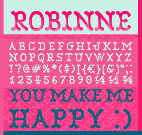 Free Robinne Font