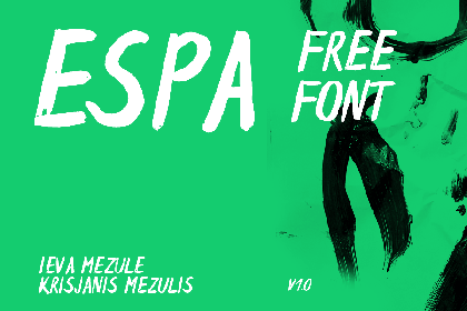 Free Espa Brush Typeface