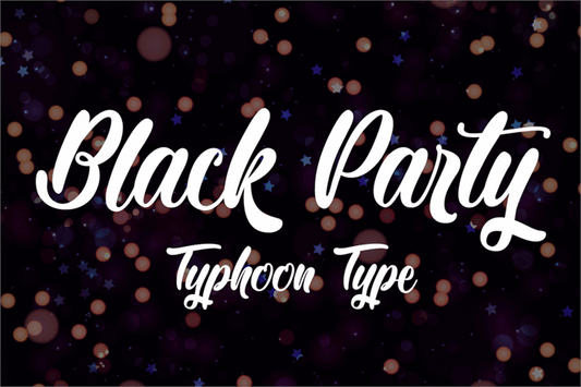 Free Black Party Font