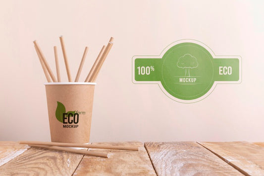 Free Eco Friendly Concept Mock-Up Psd
