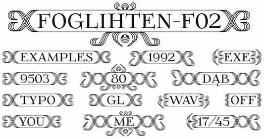 Free FoglihtenFr02 Font