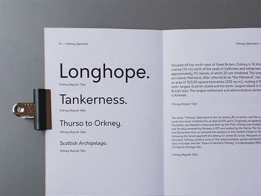 Free Orkney Typeface