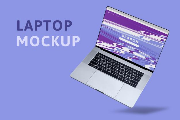 Free Editable Computer Screen Mockup With Presentation Slides Psd ...